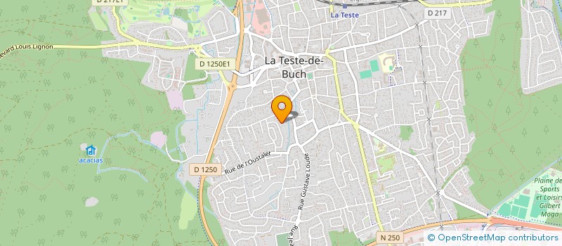 localisation de l'entreprise SCI DES BOYENS  LA TESTE-DE-BUCH