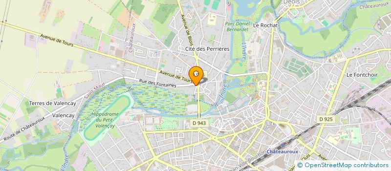 localisation de l'entreprise SCI DES BRANDES DU BOIS DE MONTGARNAUD à CHATEAUROUX