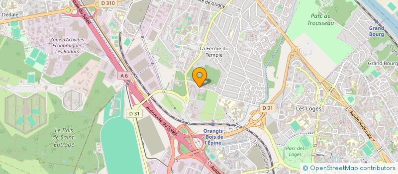 localisation de l'entreprise SCI DES BRATEAUX à RIS-ORANGIS