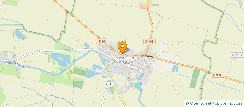 localisation de l'entreprise SCI DES BRAUX à FRESNES-EN-WOEVRE