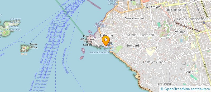 localisation de l'entreprise SCI DES BRAVES à MARSEILLE