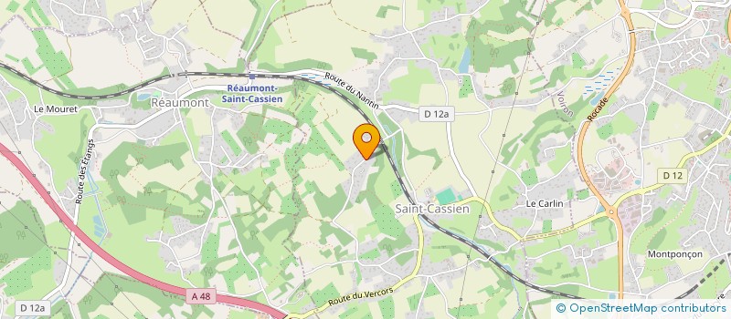 localisation de l'entreprise SCI DES BRAYSES  SAINT-CASSIEN