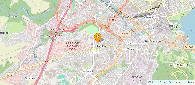 localisation de l'entreprise SCI DES BRESSIS à ANNECY