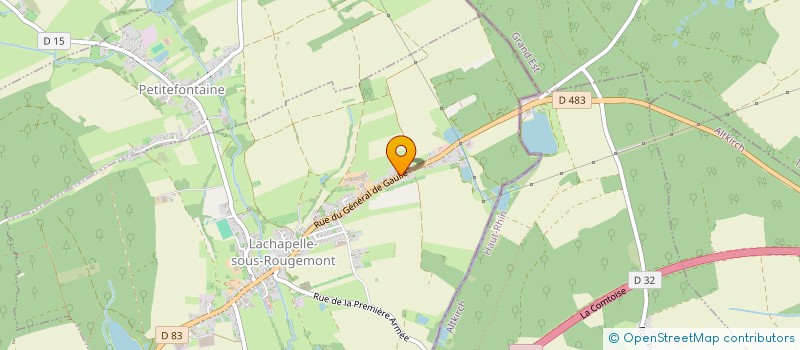 localisation de l'entreprise SCI DES BREULEUX  LACHAPELLE-SOUS-ROUGEMONT