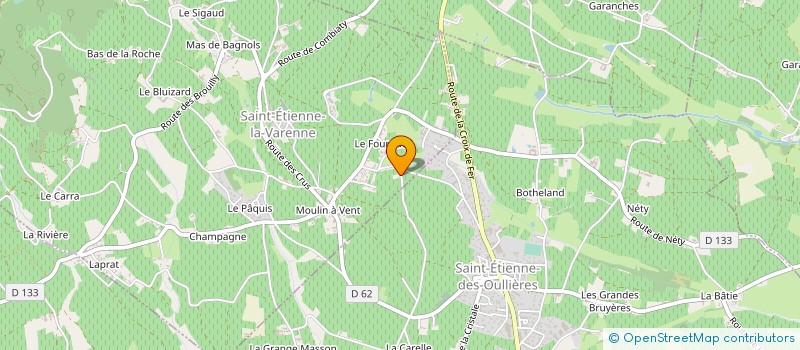 localisation de l'entreprise SCI DES BRIGANDS  SAINT-ETIENNE-LA-VARENNE