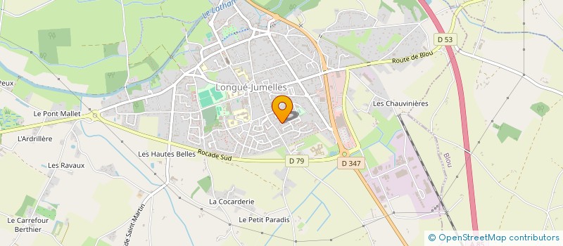 localisation de l'entreprise SCI DES BRIGAUDERIES  LONGUE-JUMELLES