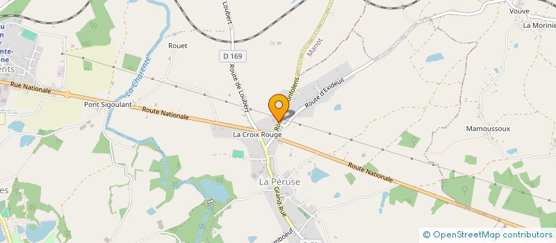 localisation de l'entreprise SCI DES BRIGAUDIES  TERRES-DE-HAUTE-CHARENTE
