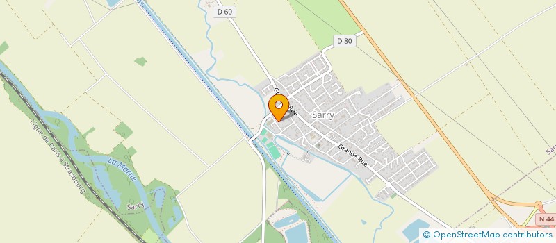 localisation de l'entreprise SCI DES BRIQUES  SARRY