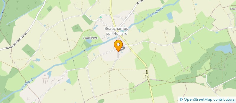 localisation de l'entreprise SCI DES BROCARDS à BEAUCHAMPS-SUR-HUILLARD