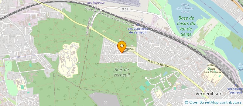 localisation de l'entreprise SCI DES BROCCARDS  VERNEUIL-SUR-SEINE