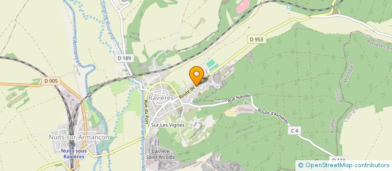 localisation de l'entreprise SCI DES BROSSES  RAVIERES