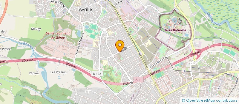 localisation de l'entreprise SCI DES BROSSOLETTES à AVRILLE