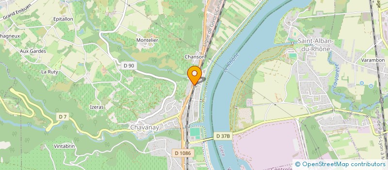 localisation de l'entreprise SCI DES BROTTEAUX  SAINT-MICHEL-SUR-RHONE