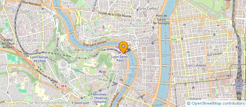 localisation de l'entreprise SCI DES BROTTEAUX  LYON