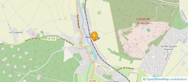 localisation de l'entreprise SCI DES BRULAINS  BEYNES