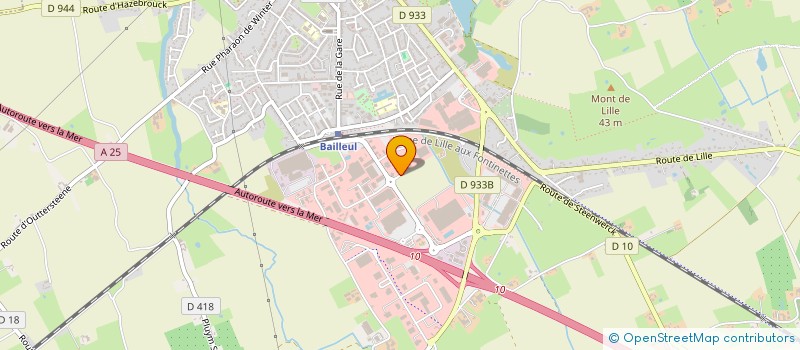 localisation de l'entreprise SCI DES BRUMES à BAILLEUL
