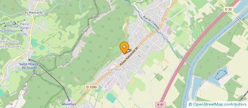 localisation de l'entreprise SCI DES BRUNETS  LUMBIN