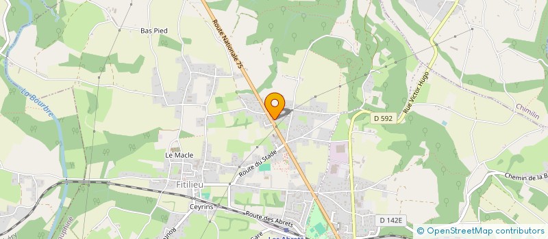 localisation de l'entreprise SCI DES BRUNIAUX  LES ABRETS-EN-DAUPHINE