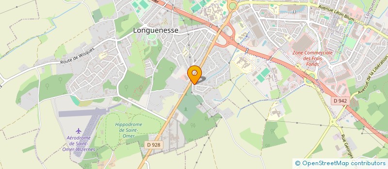 localisation de l'entreprise SCI DES BRUYERES 3  LONGUENESSE