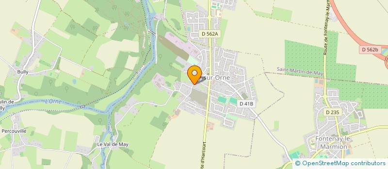 localisation de l'entreprise SCI DES BRUYERES  MAY-SUR-ORNE