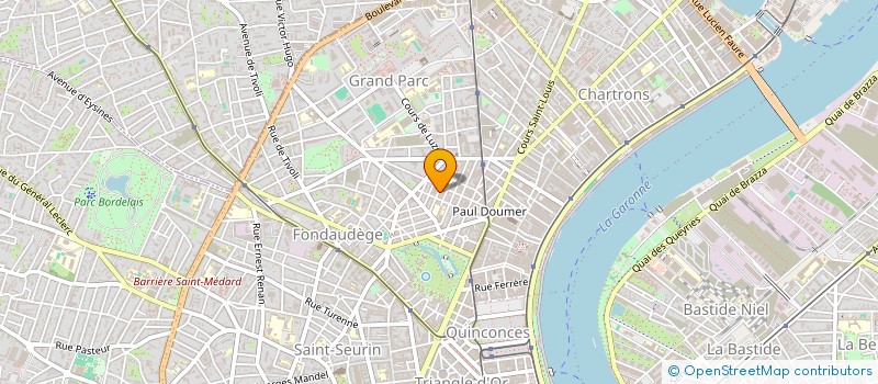 localisation de l'entreprise SCI DES BRUYERES  BORDEAUX