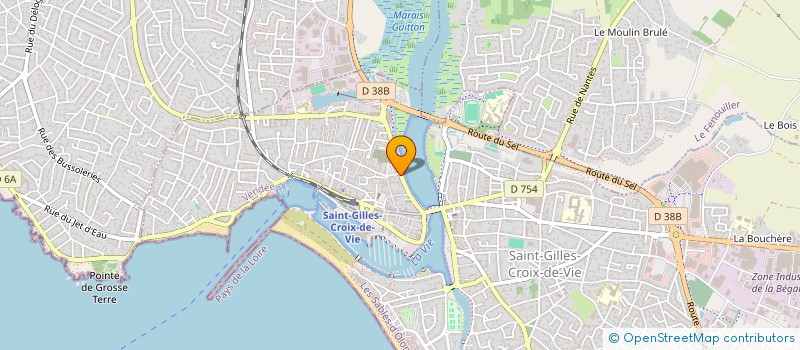 localisation de l'entreprise SCI DES BRUYERES à SAINT-GILLES-CROIX-DE-VIE
