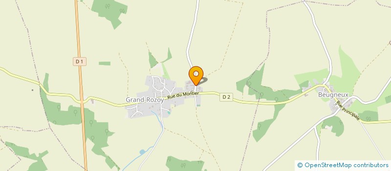 localisation de l'entreprise SCI DES BRUYERES  GRAND-ROZOY