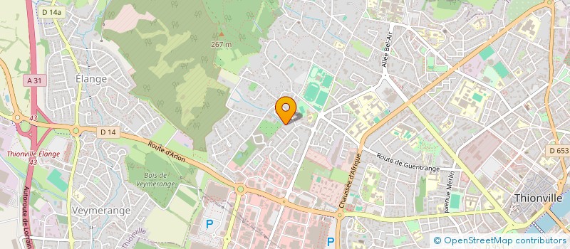 localisation de l'entreprise SCI DES BRUYERES à THIONVILLE