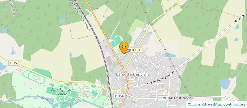 localisation de l'entreprise SCI DES BRUYERES  LAMOTTE-BEUVRON