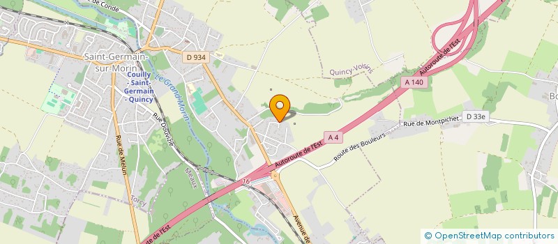 localisation de l'entreprise SCI DES BRUYERES à COUILLY-PONT-AUX-DAMES