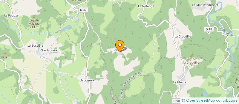 localisation de l'entreprise SCI DES BRUYERES à SAINT-FRION