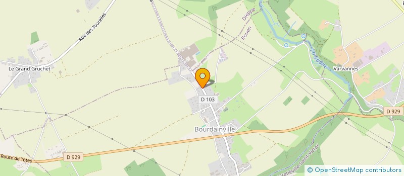 localisation de l'entreprise SCI DES BRUYERES  BOURDAINVILLE