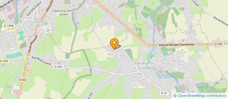 localisation de l'entreprise SCI DES BRUYERES  FERRIERE-LA-GRANDE