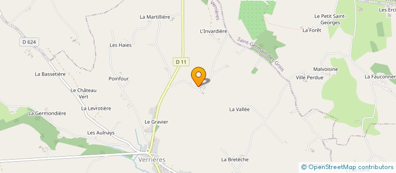 localisation de l'entreprise SCI DES BRUYERES à VERRIERES