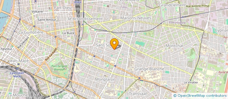 localisation de l'entreprise SCI DES BRUYERES  LYON