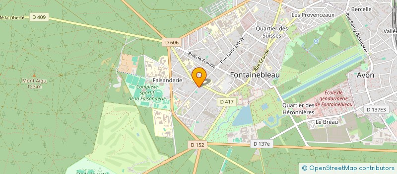 localisation de l'entreprise SCI DES BUCHERS  FONTAINEBLEAU