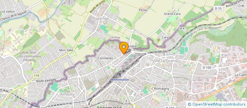 localisation de l'entreprise SCI DES BUCHILLONS  VILLE-LA-GRAND