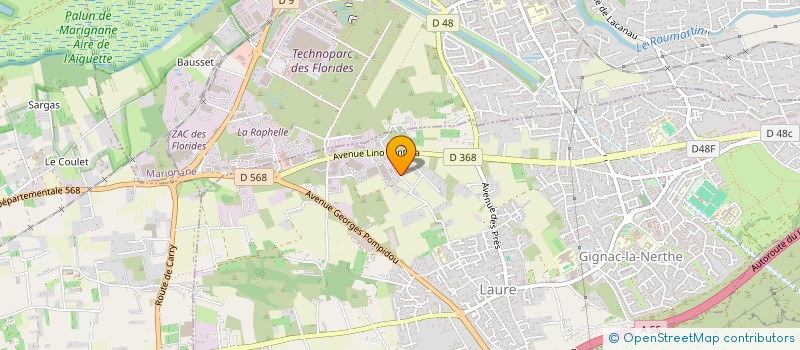 localisation de l'entreprise SCI DES BUFFALOES à GIGNAC-LA-NERTHE