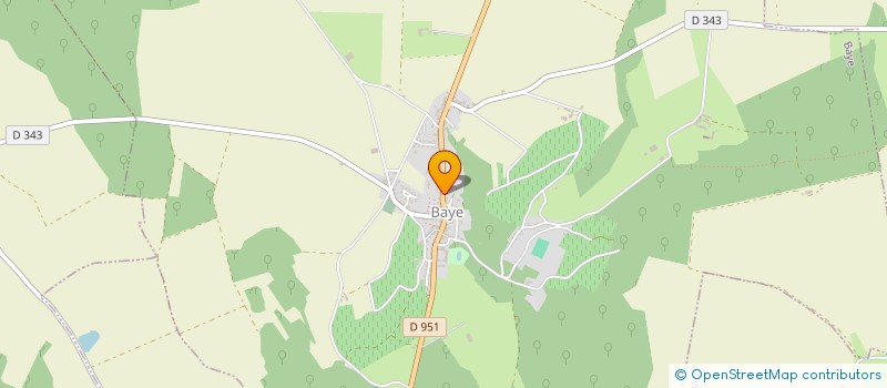 localisation de l'entreprise SCI DES BUIS DORES  BAYE