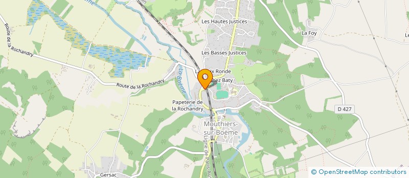 localisation de l'entreprise SCI DES BUISSONNETS à MOUTHIERS-SUR-BOEME