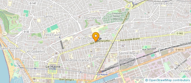 localisation de l'entreprise SCI DES BUISSONS à LE HAVRE