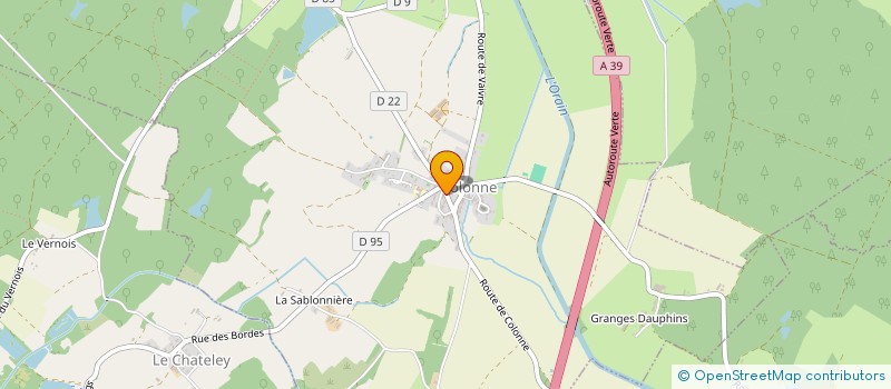 localisation de l'entreprise SCI DES BULLES  COLONNE