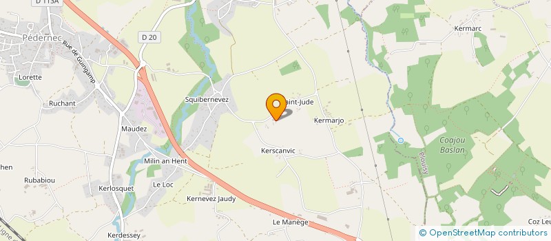 localisation de l'entreprise SCI DES CABACAS  PEDERNEC