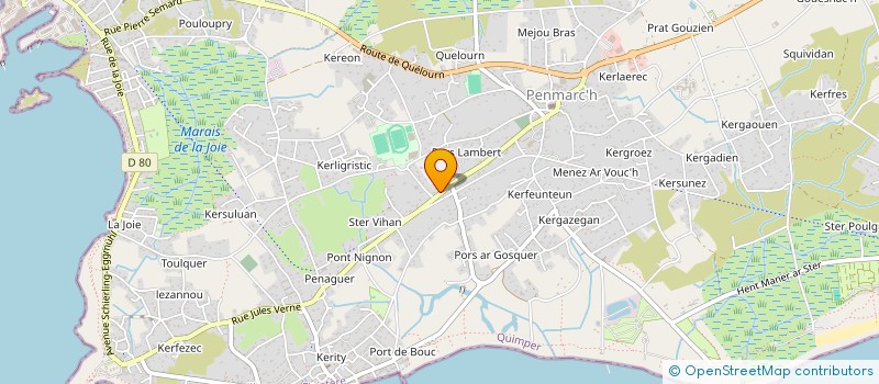 localisation de l'entreprise SCI DES CABLES SOUS MARINS à PENMARCH