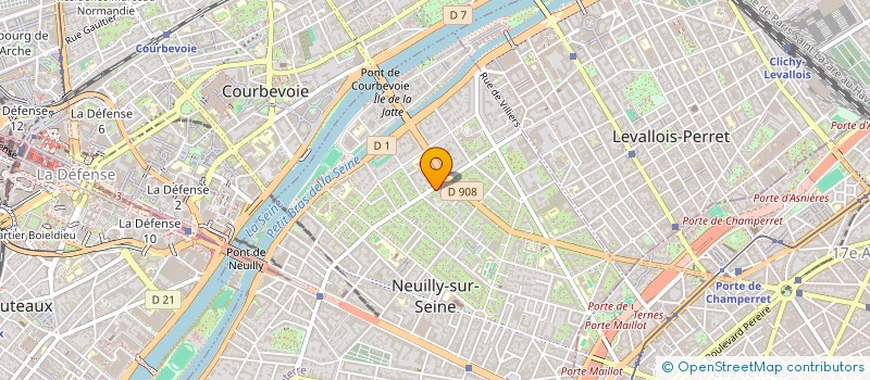 localisation de l'entreprise SCI DES CABOEUFS à NEUILLY-SUR-SEINE