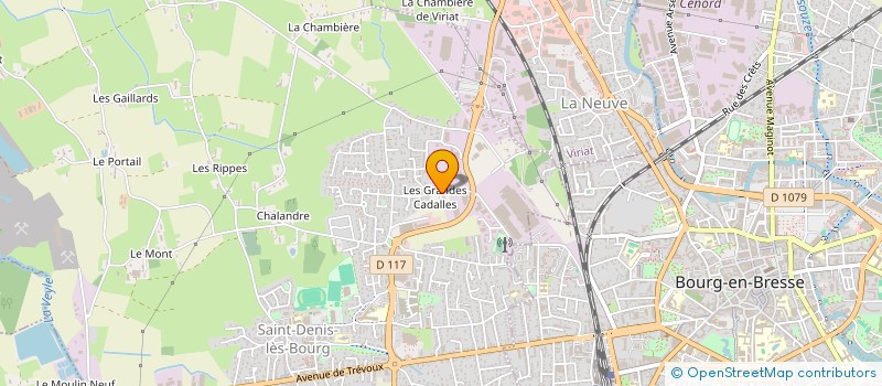 localisation de l'entreprise SCI DES CADALLES à SAINT-DENIS-LES-BOURG