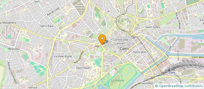 localisation de l'entreprise SCI DES CAENNETTES  CAEN
