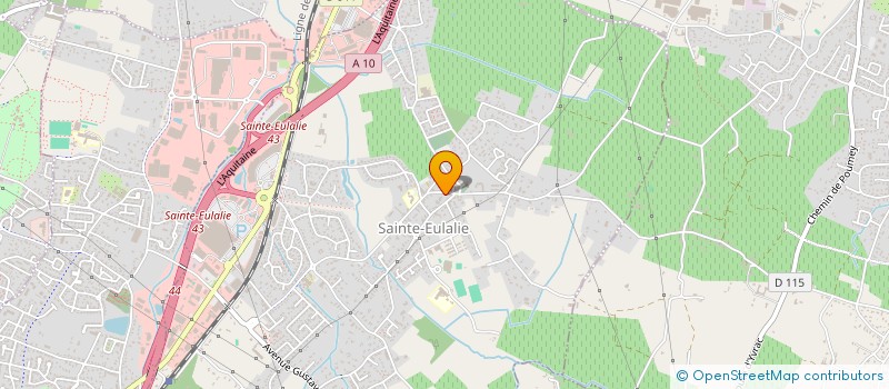 localisation de l'entreprise SCI DES CAGOUILLEYS à SAINTE-EULALIE
