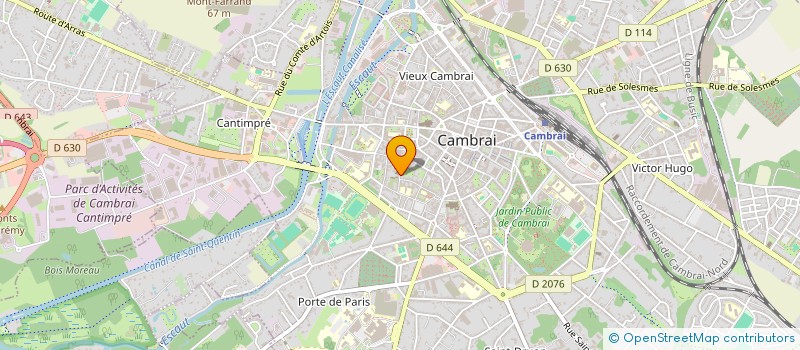 localisation de l'entreprise SCI DES CAILLOUX à CAMBRAI