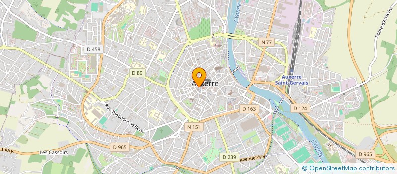 localisation de l'entreprise SCI DES CAILLOUX à AUXERRE